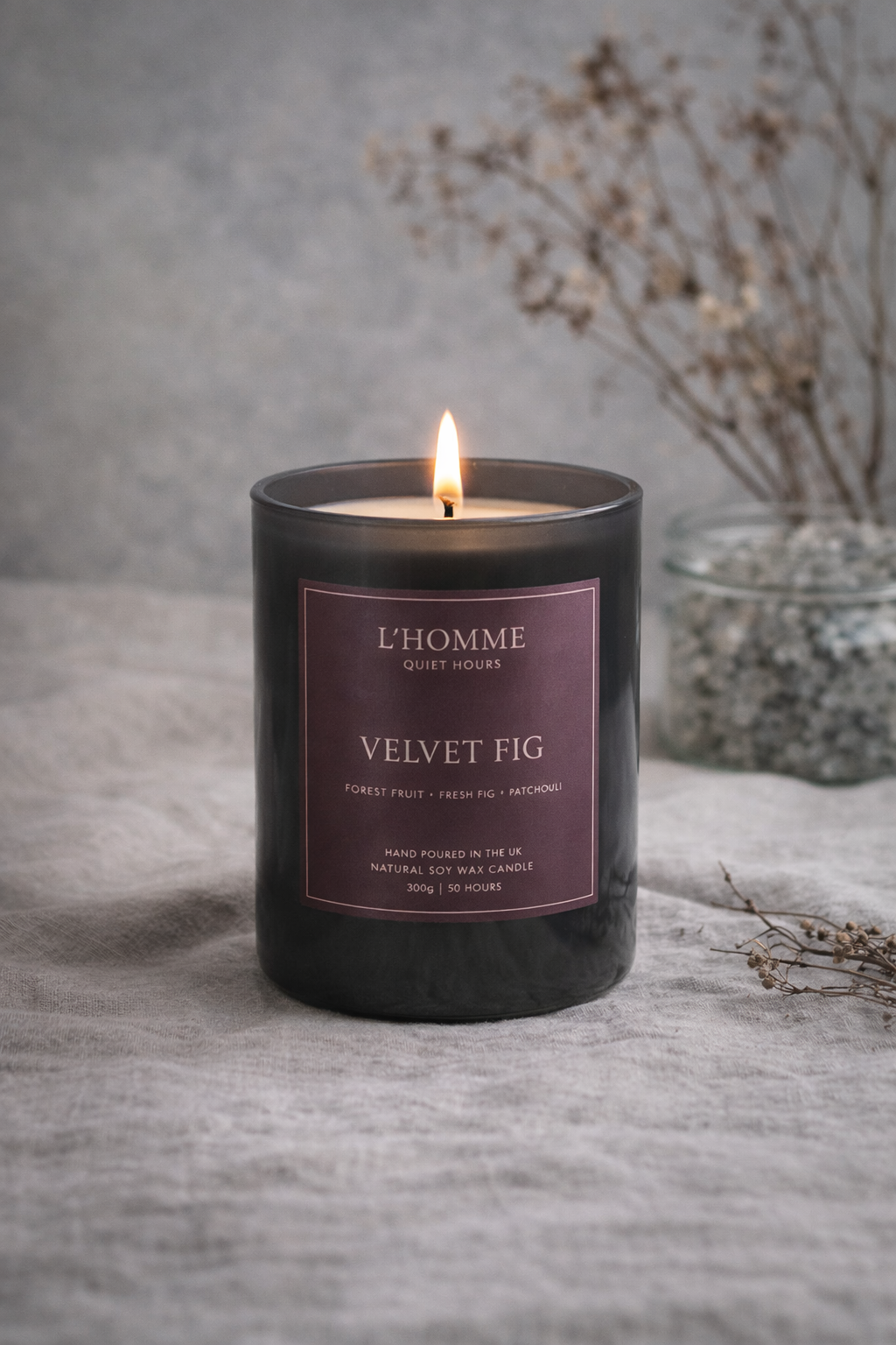 Velvet Fig and Oud candle